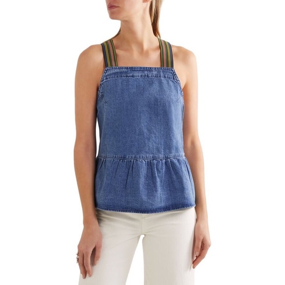 M.i.h Jeans Tops - M.i.h Jeans blue Tennant top NWOT Sz Sm gorgeous